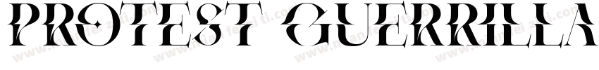Protest Guerrilla Regular字体转换